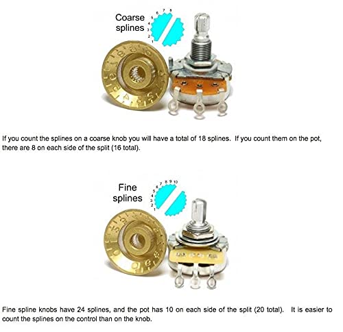 KAISH 2-Pack Wood Knobs LP/Strat Style Bell Knobs Guitar Bass Wood Top Hat Knob with Numbers 1-10 Rose Wood Pack of 2