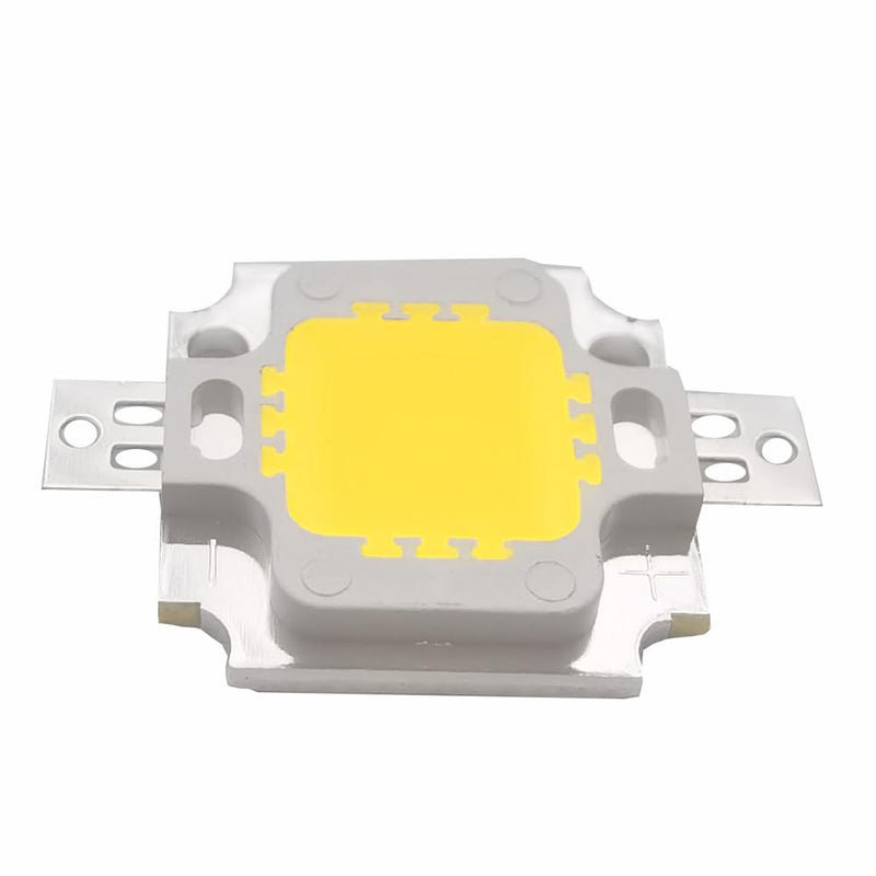 Vrabocry Pack of 2 10W High Power LED Chip Green 520nm-525nm 900mA DC 9V-11V 10W SMD COB Light Emitter Components Diode 10W Bulb Lamp Beads DIY Lighting Green 520 Nm