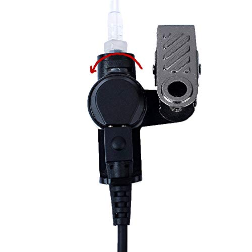 [AUSTRALIA] - Motorola CLS1110 Acoustic Tube Earpiece/Headset with PTT and Mic Surveillance Kit for Motorola Walkie Talkie RDM2070d CP200 CP200d CLS1410 CLS1413 CLS1450 Radio 1 PCS 