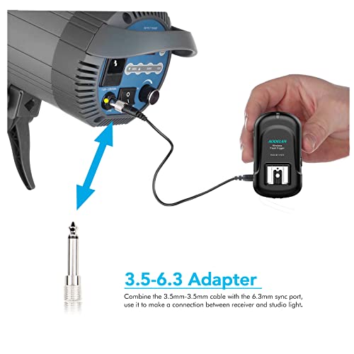 AODELAN Wireless Flash Trigger Transmitter and Receiver 2.4 GHz Frequency