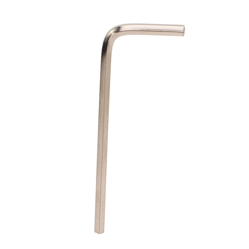 Guitar Nut Saddle Set with Shaft Wrench, 82mm Silver Metal Adjustable Acoustic Guitar Bridge Saddle for Replacement Repairing
