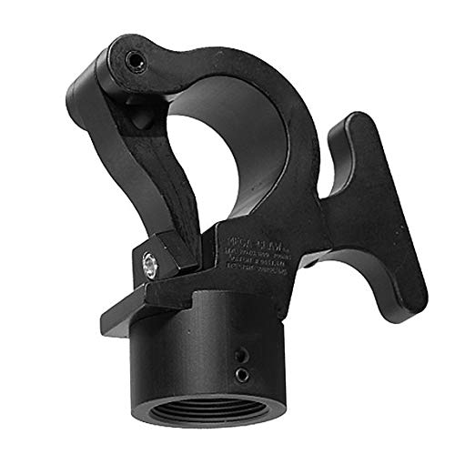The Light Source Mega-Coupler Pipe Adapter, Black Anodized