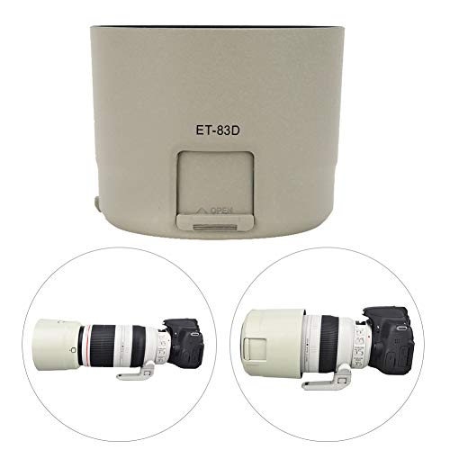Lens Hood for - Lens - ET-83D White Plastic - Lens Hood Replacement - Camera Lens Hood - for EF 100-400mm F/4.5-5.6L is II USM