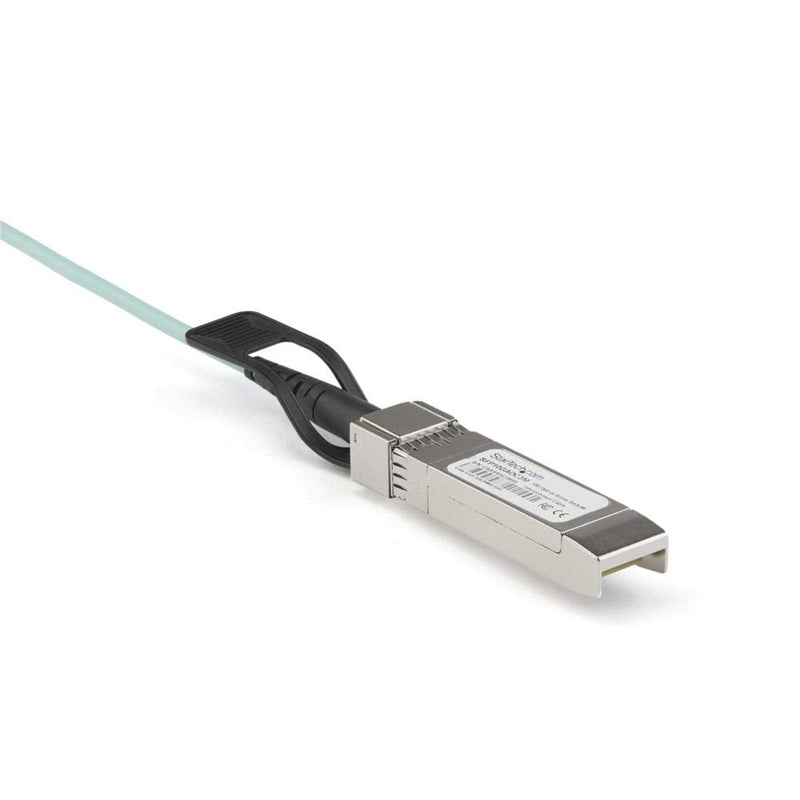 StarTech.com Dell EMC AOC-SFP-10G-3M Compatible 3m/9.84ft 10G SFP+ to SFP+ AOC Cable - 10GbE SFP+ Active Optical Fiber - 10Gbps SFP Plus/Mini GBIC/Transceiver Module Cable (AOCSFP10G3ME)