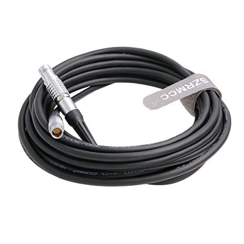 SZRMCC Extended Wired Control Cable for DJI Ronin Tethered Control Handle 6 Pin to 6 Pin Communication Expansion Port for DJI Ronin RS2 (60cm, Straight 6 Pin-Straight 6 Pin) 60cm