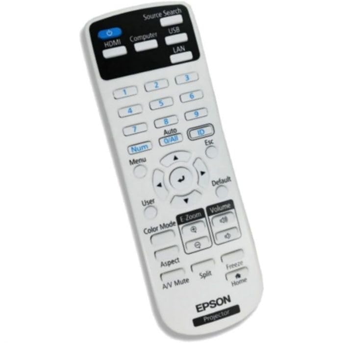 [AUSTRALIA] - Projector Remote Control 2198635 for Epson 880 EX3280 VS260 EX5280 EX9230 PRO EX9240 EX7280 EX10000 BRIGHTLINK 725Wi 735Fi 1485Fi+ 1485Fi POWERLITE 118 119W 720 992F E10+ Projector Remote Controller 