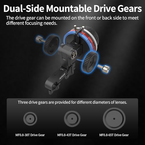 Nitze Mini Follow Focus Kit with 15mm Rod and Rod Clamp - MF15C