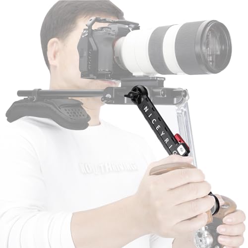 NICEYRIG Rosette Mount Extension Arm for DSLR 15mm Shoulder Rig Support-637
