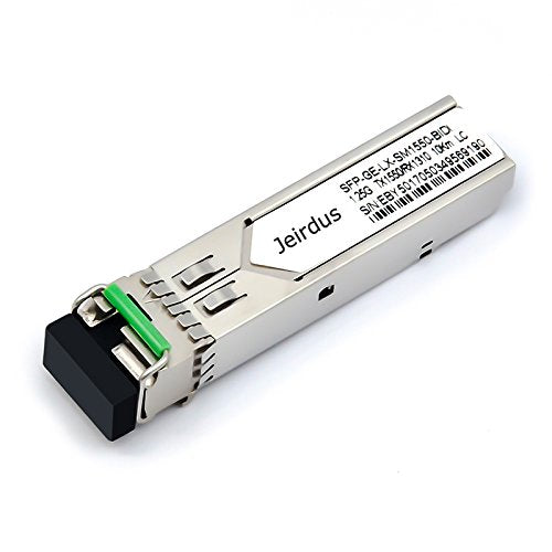 for Cisco GLC-BX-U and GLC-BX-D 1.25G SFP Module BIDI WDM Transceiver 10-20KM Simplex LC (1Pair) For Cisco SFP-WDM: 10km