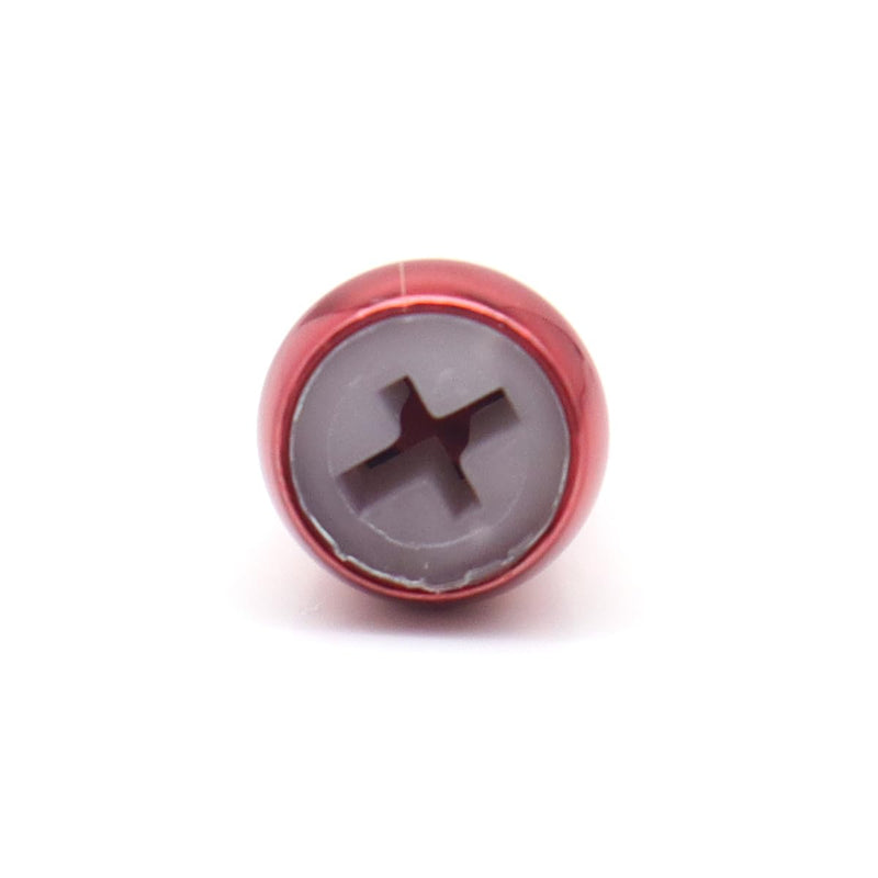 2pcs Guitar 5 Way Pickup Switch Tip metal Switch Cap Switch Knob for Strat TELE (Red) Red