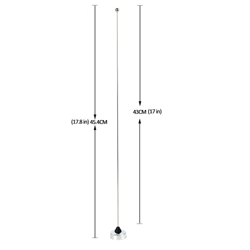 HYS TCJ-N1 VHF NMO 136-174 Mhz Mobile Vehicle FM Tranceiver 2M Antenna with 13 ft RG58 Coax Cable NMO to UHF PL259 Connector for Yaesu Kenwood HYT Vertex Icom Mobile Radios