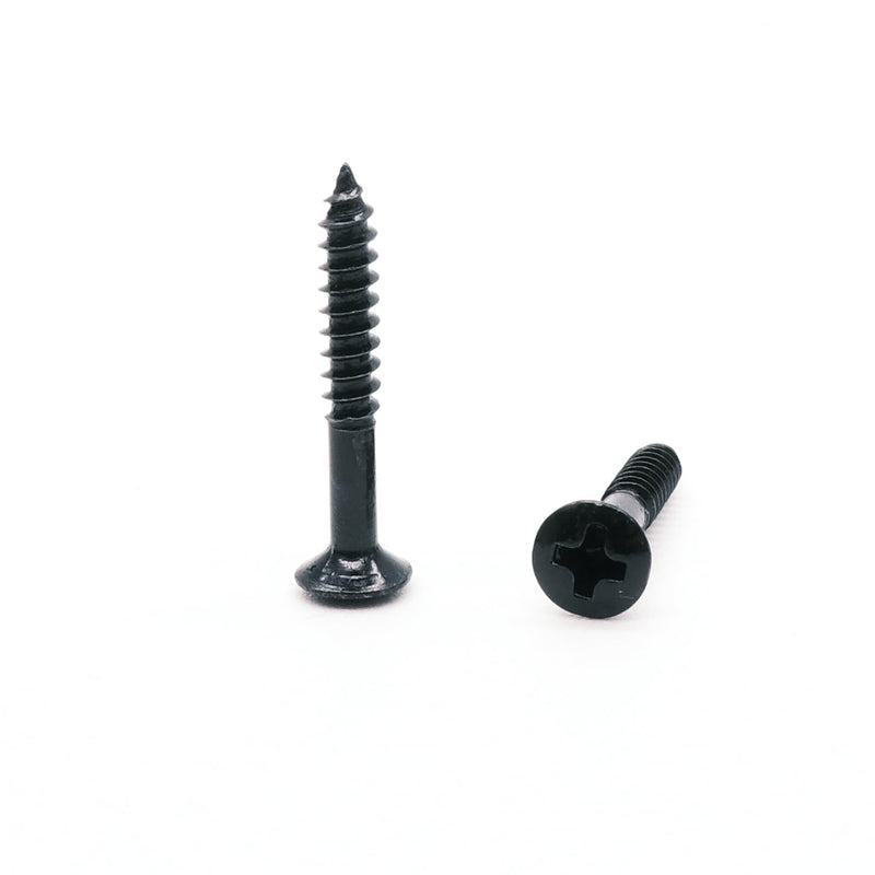 Guitar Humbucker Pickup Ring Mounting Screws Pickup Frame Surround Screws Compatible with Epiphone Les Paul Stratocaster SG Guitar (Black 50 Pack) Black 50 Pack
