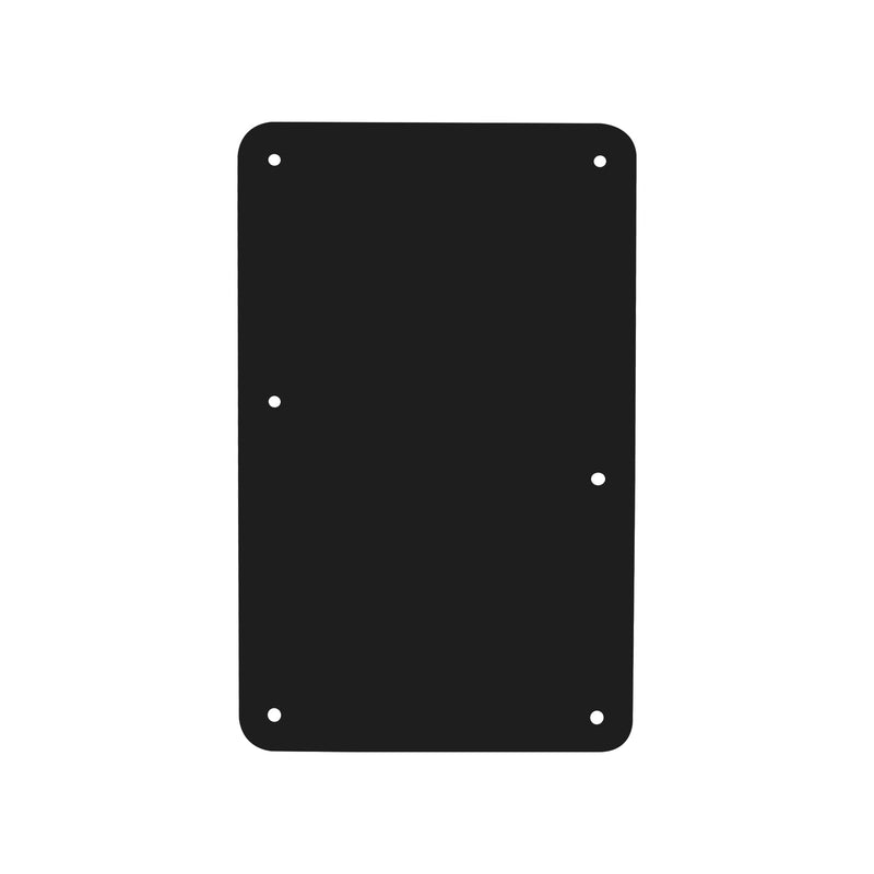 Musiclily Pickguard Strat Back Plate Tremolo Cavity Cover Vintage Style Backplate for Fender US/Mexico Made Standard Stratocaster Modern Style Electric Guitar,3Ply Black 3Ply Black