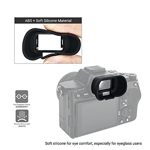 Camera Eyecup + Hard Camera Case: Camera Eyecup for Sony Camera with Hard Shell Camera Case