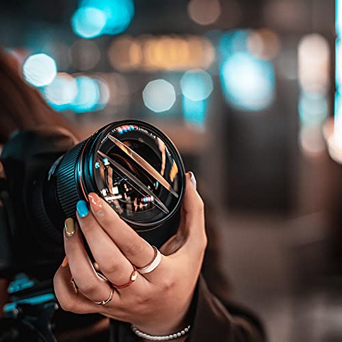 Camera Effect Filter 67mm Bimonthly Filter, Lens Filter with Localized Sharpness Effect, Perfect Photographer Gift for Creative Photography Centerfield Split DiopterFilter