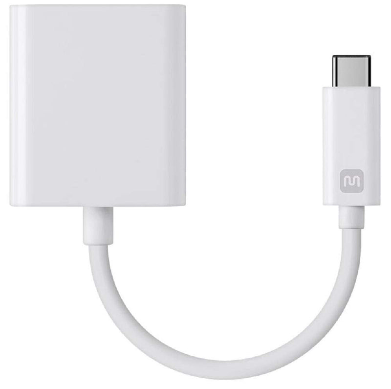 Monoprice USB-C to Gigabit Ethernet Adapter - White, Network Adapter, RJ45 - Select Series