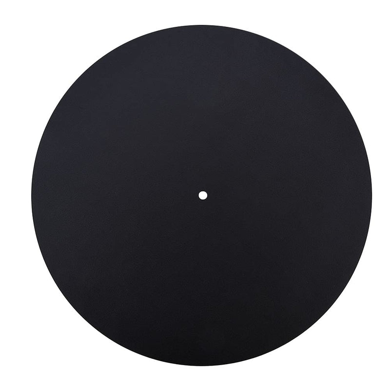 Jeanoko 1PCS Turntable Mat, Leather Turntable Slipmat 12 inch, Leather Record Pad Multifunctional Record Mat, Turntable Antistatic for Pad Felt for Reduce Vibration,Record Player Mat(Thickness 1.5MM)