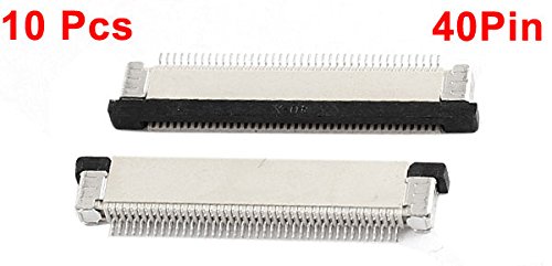 [AUSTRALIA] - uxcell Bottom Port 40Pin 0.5mm Pitch FFC FPC Ribbon Sockets Connector 10 Pcs 