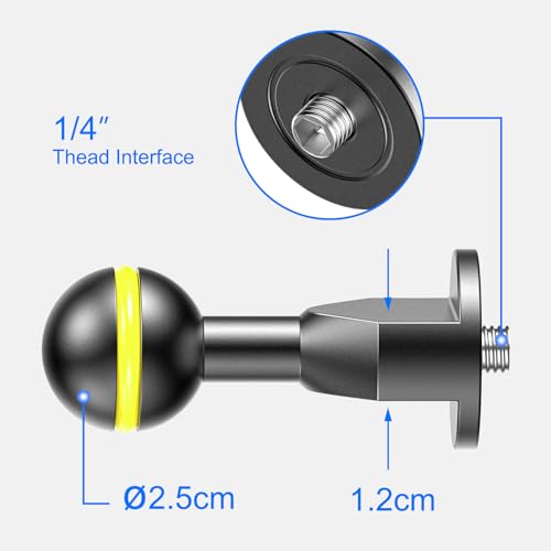 Sea frogs 2PCS Scuba Diving Stabilizer Adapter for Clamp Lighting System