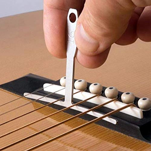 9 Pcs Understring Radius Gauge, Universal Guitar Gauge for Guitar Bass Bridge Fingerboard Saddle 7.25~20 Playing Accessories
