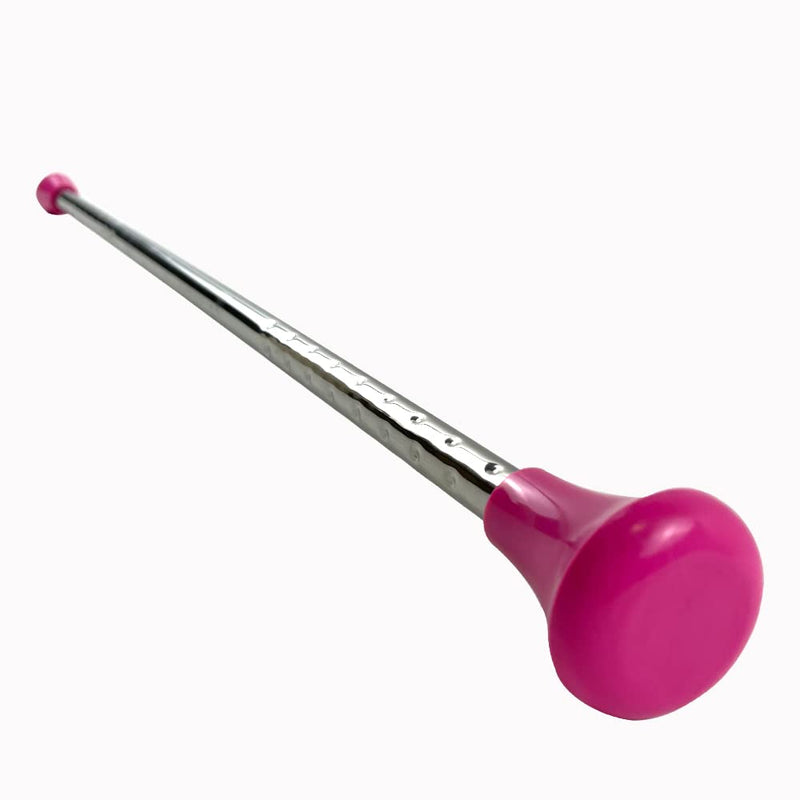 [AUSTRALIA] - Twirling Baton 21 Inches Marching Baton Spinning Dance Baton Metal Gymnastics Parade Stick for Child in Majorette (Pink) Pink 