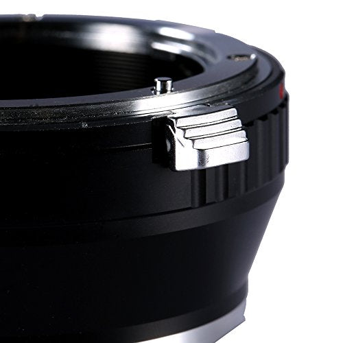 K&F Concept Lens Mount Adapter Compatible with Nikon F Mount Lens and Compatible with Nikon V1, V2, J1, J2 Mirrorless Cameras