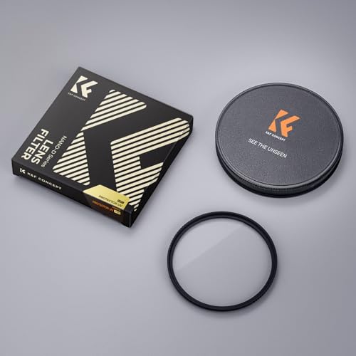 K&F CONCEPT 46mm MC UV Protection Filter Shockproof Tempered Optical Glass