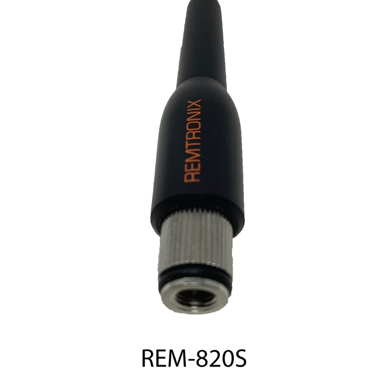 Police Scanner Radio Antenna | 820S Remtronix | SMA End Type | 700~900 MHz UHF Digital, Analog & Trunked Frequencies | 7" Flexible Whip, O-Ring | Increase Reception 25-100% SMA 7" 820S