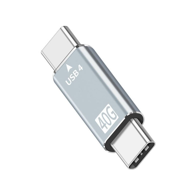 ChenYang CY USB C Male to Male Adapter,USB4 Type C 100W Power Data 8K Video Extension Connector Adapter