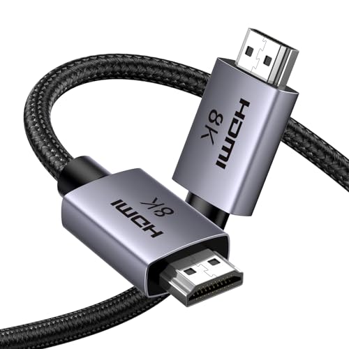 UGREEN USB C to DisplayPort 2.1 Cable 40Gbps 16K@30Hz 8K@120Hz Thunderbolt 4/3 to DisplayPort Cord Bundle with 8K HDMI 2.1 Cable 48Gbps 6.6FT, Certified Ultra High Speed HDMI Cord Aluminum, 4K@240Hz
