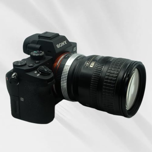 PHOLSY Lens Mount Adapter Manual Focus: Compatible with Nikon F (G-Type) Lens to Sony E (NEX) Camera Body, Compatible with Nikon G to Sony E Nikon F (G) to Sony E