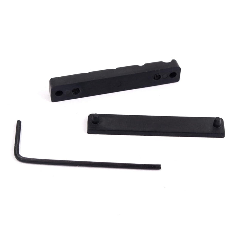 Abaodam 5 String Bridge Nut Gitar Rca Bass Knob Parts Saddle Slotted Nut T Nut Acoustic Cup Holder Expander Guitar Bass Nut Neck Ballad Medium Black