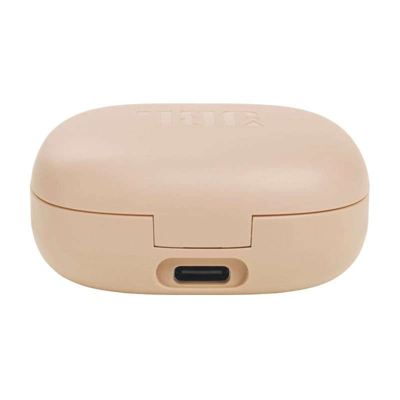 JBL Vibe Flex True Wireless Earbuds – Bluetooth Earphones with Deep Bass Sound, IP54 Water & Dust Resistant, Long Battery Life, Voice Assistant Compatible, Open-Ear Design (Beige) Beige