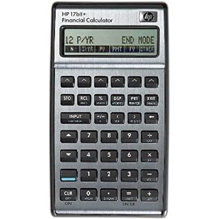 HP 17B II Plus/Hewlett Packard 17BII+ Financial Scientific Calculator + WYNGS Protective Case Black
