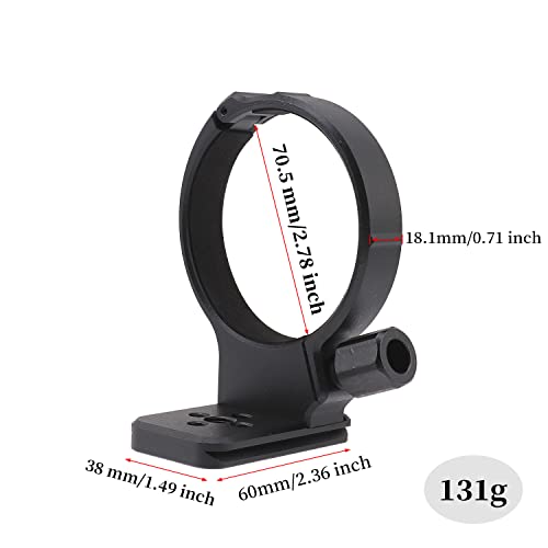 71mm Tripod Collar Mount Ring 1/4" for Sigma APO 70-200mm F2.8 II EX DG Macro HSM Lens