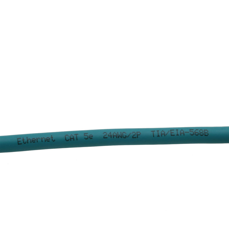Ethernet M12 4 Pin D-Coding RJ45 CAT5e Cable, for Datalogic Omron Profinet Network LED Power Barcode Reader Sensor Industrial Machine 8m
