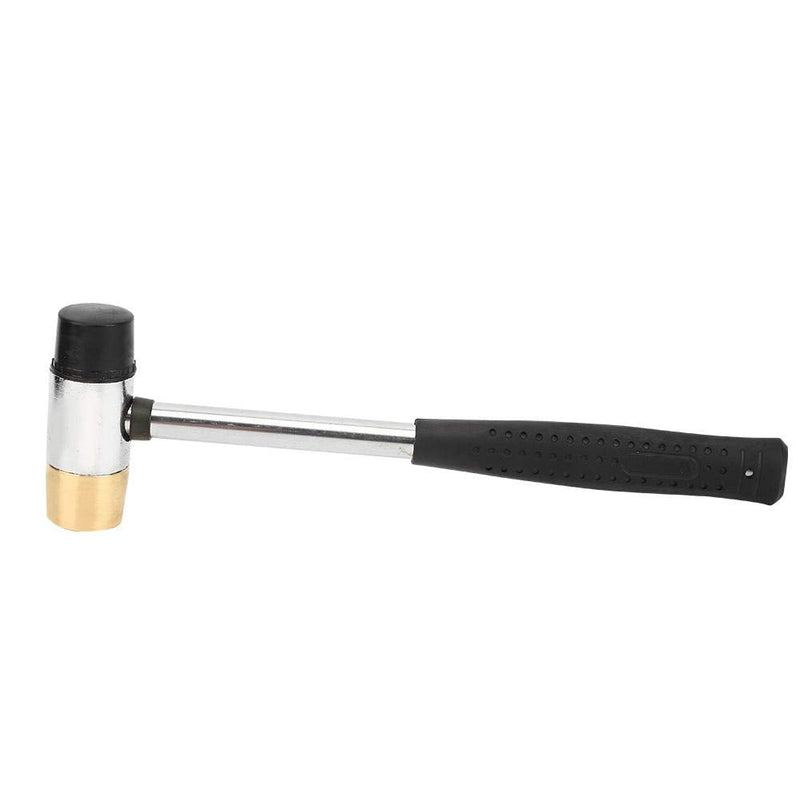 Guitar Hammer, Black Guitar Plastic Hammer Brass and Rubber Head Guitar Fret Hammer Ukulele Musical Instrument Accessories