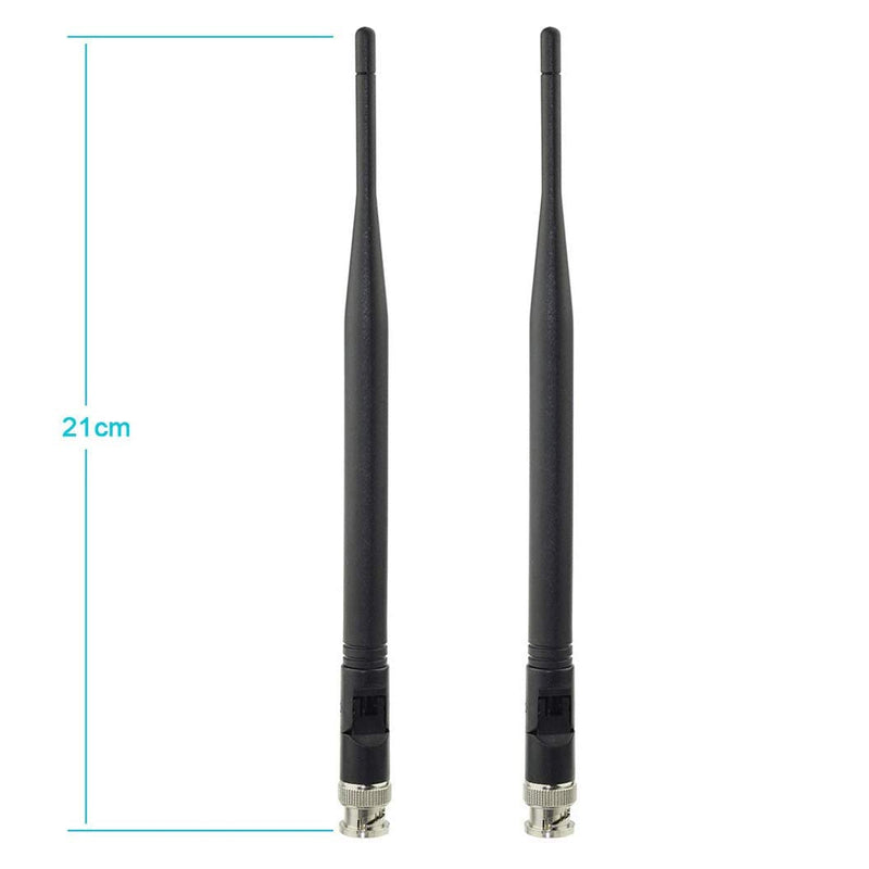 Bingfu Wireless Microphone Receiver Antennas BNC Male Antenna UHF 400MHz-960MHz (4-Pack) for Wireless Microphone System Receiver Remote Digital Audio Mic Receiver Tuner UHF Ham Radio BNC Antenna 4-pack