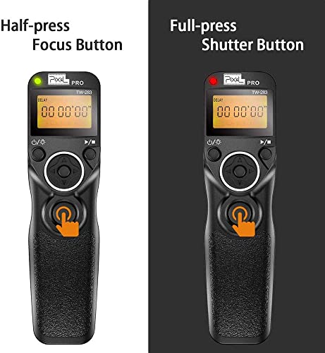 Pixel Timer Shutter Release Remote Control TW283-S2 Remote Release for Sony A58 A68 A1 A9 A7 A7II A7R A7RII A7S A5000 A5100 A6000 A6300 A6400 A6500 A6600 RX100/II HX300 HX400 HX400V HX50V HX90 RX10