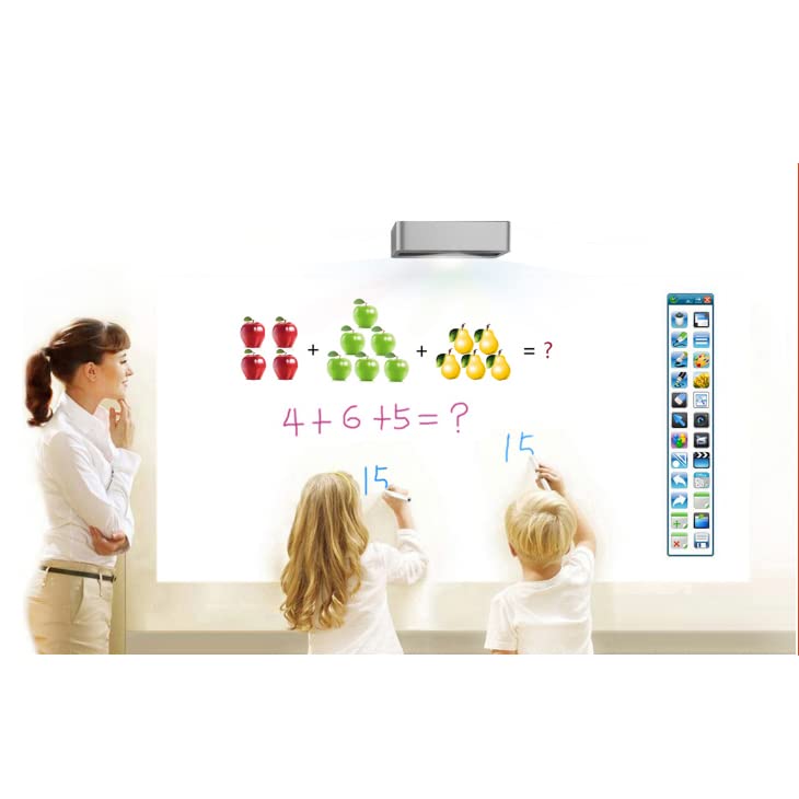 Mini Interactive Whiteboard Pen, Rechargeable E-Pen for Interactive Whiteboard System (E-Pen 1 Pcs)