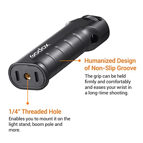 Godox FG-100 Flash Grip, Portable Flash Bracket Handle, 1/4" Screw Holder