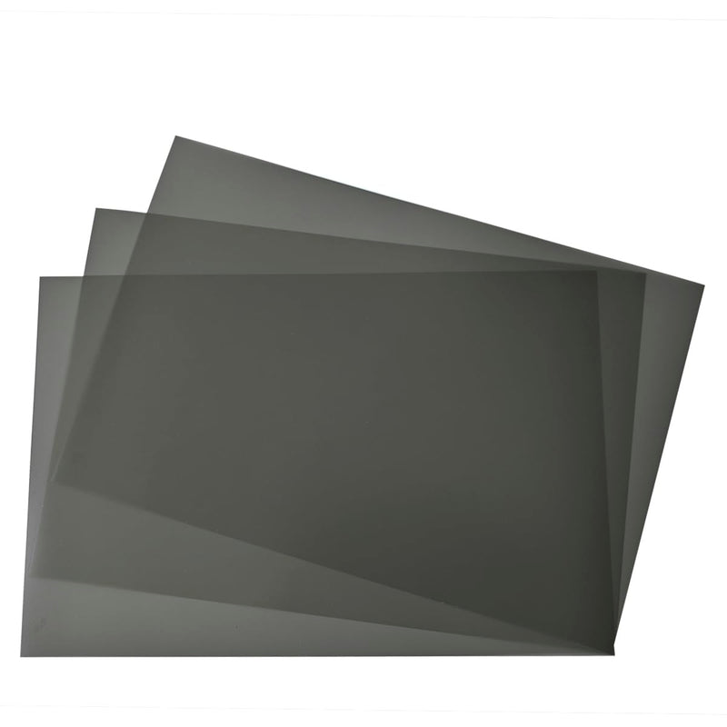 Polarized Film Sheets 3 PCS 7.8 x11.8inches/20x30cm Polarizer Linear Polarizing Filter Non-Adhesive for Educational Physics Photography Lighting