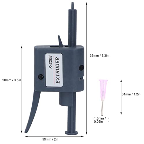 K2208 Solder Paste Dispenser with 1.3mm Nozzle Easy Grip for Solder Paste Flux Glue Electronics Repair
