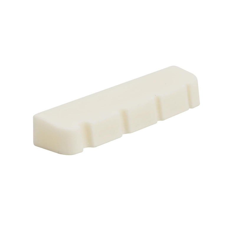 Miwayer 4/5/6 String Electric Bass Bone Bridge Nut Flat Bottom Pre-Slotted Made of Real Bone (4S 38X6X9/8.3 1pack) 4S 38X6X9/8.3 1pack