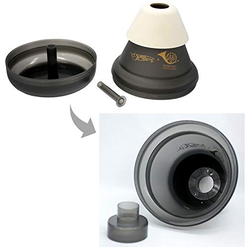 OKURA + MUTE French Horn/Bass Trombone Practice Mute - Black Single Item