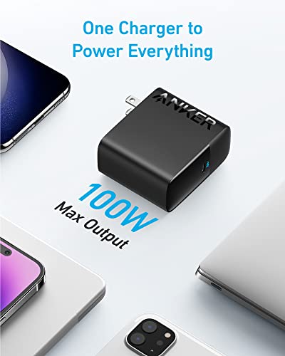 Anker 313 USB C to USB C Cable (6ft 100W, 2Pack) 317 Charger (100W)
