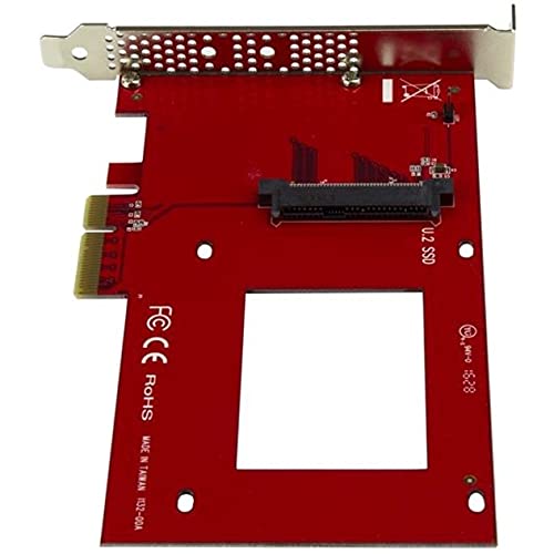 [AUSTRALIA] - StarTech.com U.2 to PCIe Adapter - x4 PCIe - For 2.5" U.2 NVMe SSD - SFF-8639 PCIe Adapter - U.2 SSD - PCIe SSD - U.2 drive (PEX4SFF8639) 
