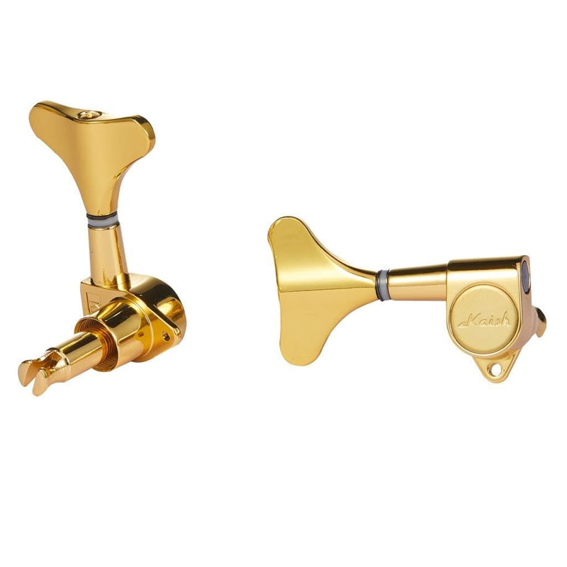 5 String 18:1 Sealed Bass Tuners Bass Guitar Tuning Keys Pegs Bass Tuning Machines Compatible with Ibanez/Yamaha Style Acoustic/Electric Bass Gold 3R/2L 5 String 3R/2L