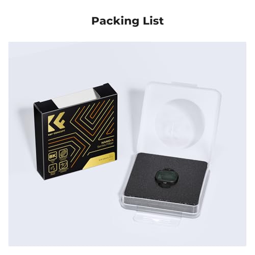K&F Concept Mini 4 Pro UV Filter, MCUV Protection Filter, HD Optical Glass Multi-Coated Filter Compatible with DJI Mini 4 Pro 1Pack-UV