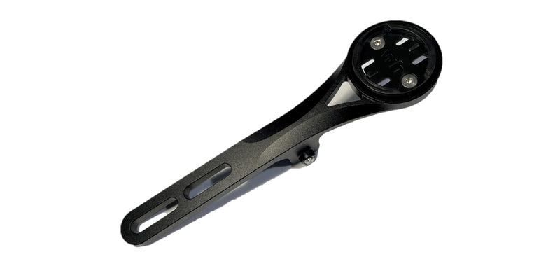 Integrated Aero Handlebar Out Front Cycling Computer Road Bike Mount Compatible with Garmin, Wahoo, CatEye, and Bryton with GoPro Action Camera and Bike Light Attachment